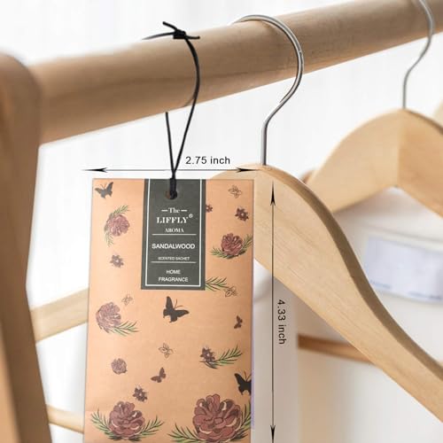 14-Pack Scented Sachets for Drawers and Closets, Long-Lasting Home Fragrance