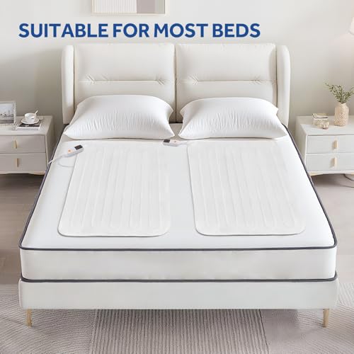 Heated Mattress Pad Mini Twin 31x55 - 9 Heat Settings, Soft Cotton