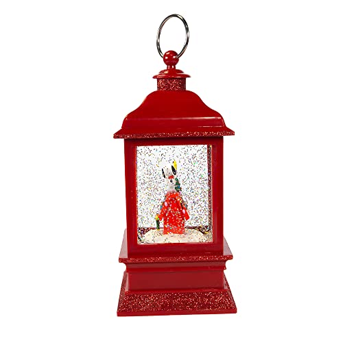 9-Inch Peanuts Lit Musical Water Lantern with Snoopy on Dog House