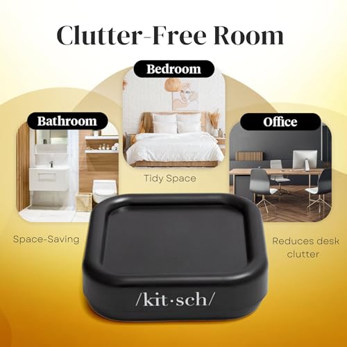 Magnetic Bobby Pin Holder - Black Hair Clip Storage Organizer
