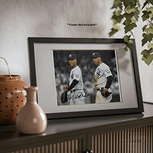 Autographed Sports Memorabilia Photo - Derek Jeter & Alex Rodriguez Wall Art