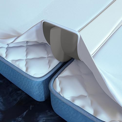 2-in-1 Bed Bridge Twin/Twin XL to King Converter with Attached Sheet