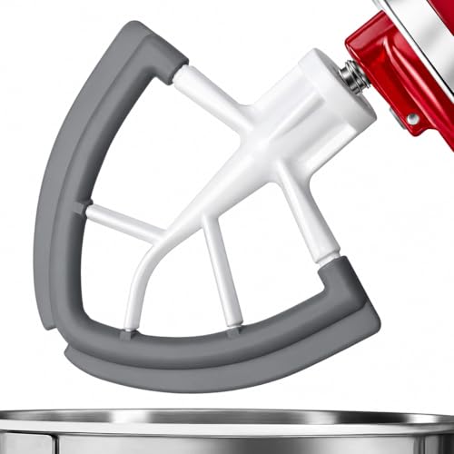 Flex Edge Beater for 4.5-5 Quart Tilt-Head Stand Mixers, Silicone Scraper