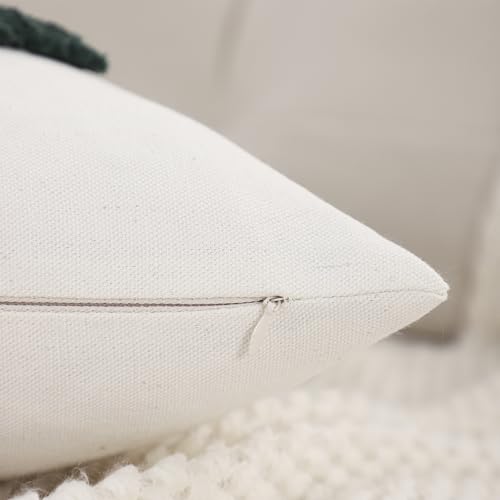 LUOYEHK Green Christmas Tree Throw Pillow Covers 18x18 Set of 2 Holiday Cushion Cases