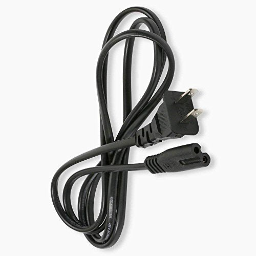 6ft Universal 2-Prong AC Power Cord for Recliners and Lift Chairs