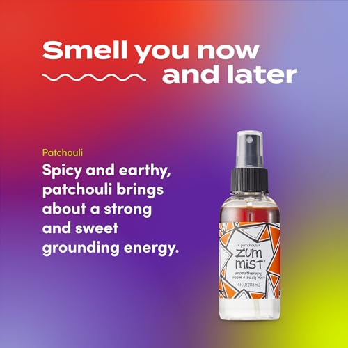 Patchouli Natural Body Mist and Room Spray, 4 Fl Oz