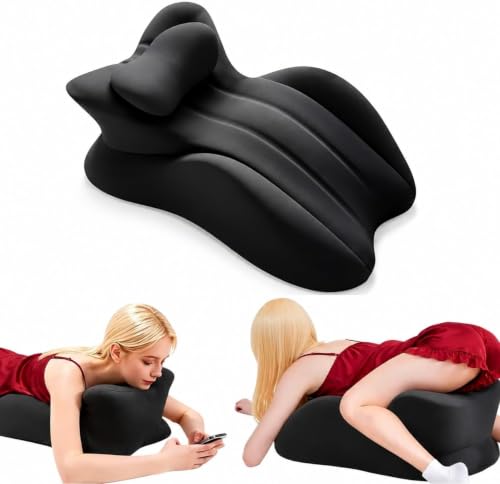 Ergonomic 27° Memory Foam Wedge Pillow for Back Support