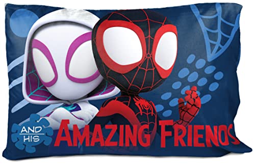 Superhero Kids Standard Pillowcase, Soft Microfiber 20 x 30 Inch