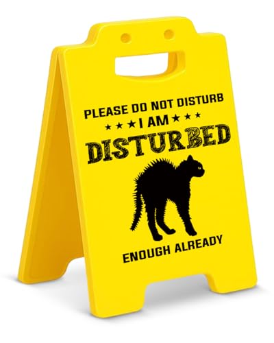 WDXDOWF Funny Office Desk Sign - Please Do Not Disturb Warning - Color-3