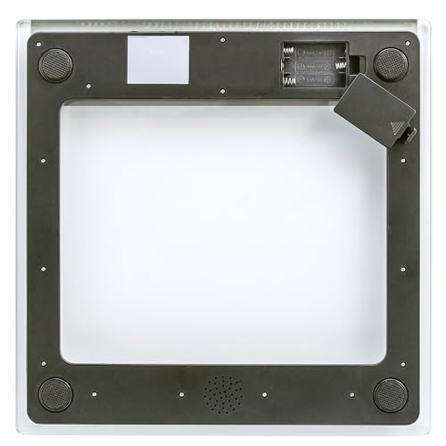 Taylor Talking Digital Glass Bathroom Scale 440 lb Capacity Gray - Precision & Voice Announcements