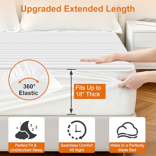 Heated Mattress Pad King with 6-Zone Control & 10 Heat Settings