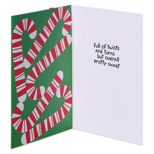 Christmas Card with Ornament Keepsake – Designed by Kate Smith, Candy Cane Variation