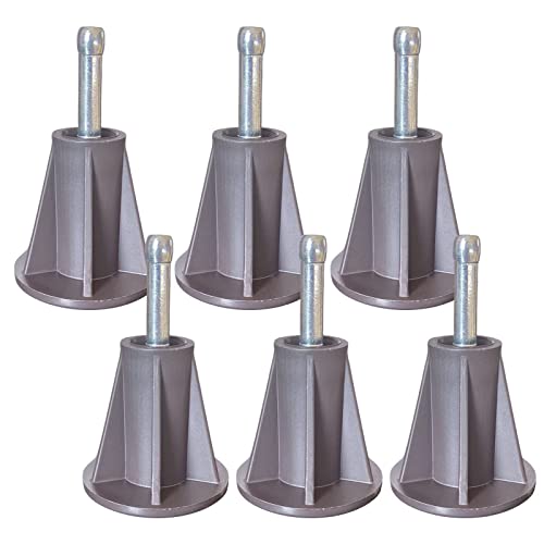 Heavy Duty Bed Frame Feet Replacement Glides - Set of 6