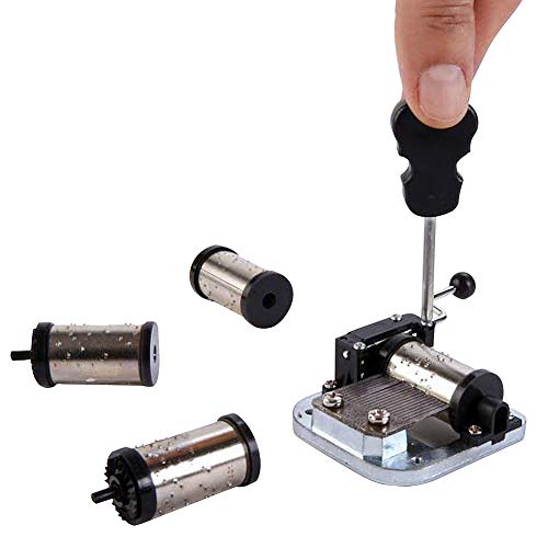 DIY Build Your Own Hand Crank Music Box Kit with Paper Strips and Puncher