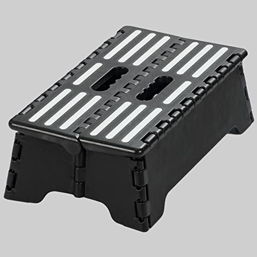 Portable Folding Step Stool, 5-Inch Lightweight Anti-Slip Stool, 300lb Capacity