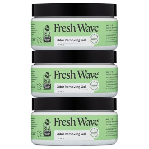Plant-Based Odor Eliminator Gel for Home, Bathroom & Pets - 3 Pack (7 oz)