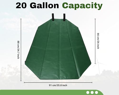 20-Gallon Tree Watering Bags (3-Pack) - Slow Release Drip Irrigation