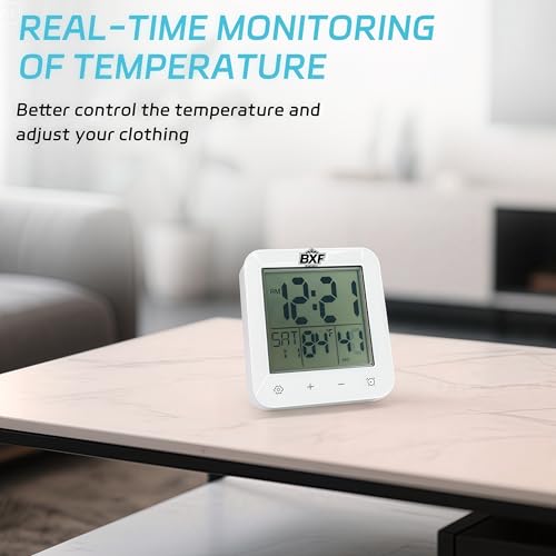Waterproof Digital Bathroom Shower Clock with Countdown Timer and Suction Cup