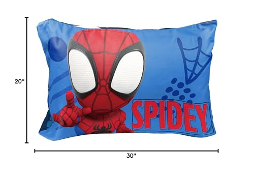 Superhero Kids Standard Pillowcase, Soft Microfiber 20 x 30 Inch