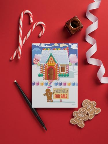 Stonehouse Collection Holiday Christmas Card Pack - 'Holidays' Edition, 18 Cards & Envelopes