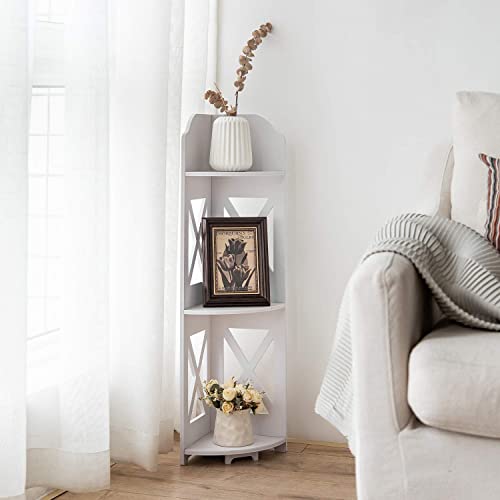 3-Tier Small Corner Shelf for Bathroom and Home Storage Organizer