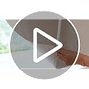 100% Blackout Roller Shades, No-Drill Adhesive Blinds - 35" W x 63" H Light Beige
