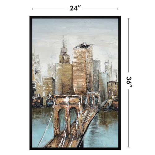 Americanflat 24x36 Black Poster Frame with Polished Plexiglass