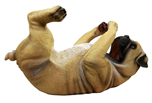 Fawn Pug Dog Wine Bottle Holder Figurine - Adorable Canine Decor for Kitchen & Wine Cellar