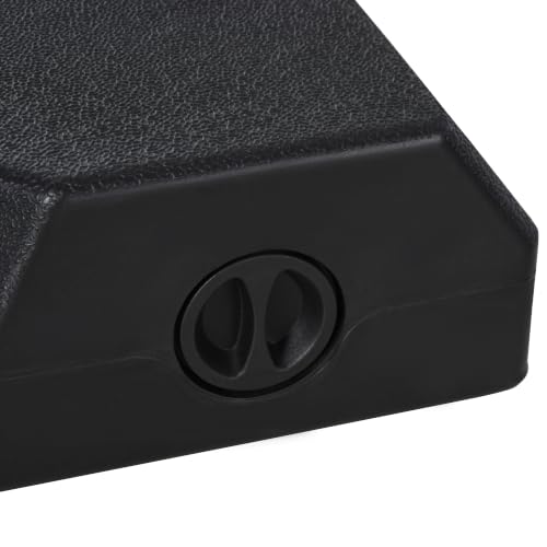 Outsunny Offset Umbrella Base Stand with Cross Support, 132-158 lbs Capacity