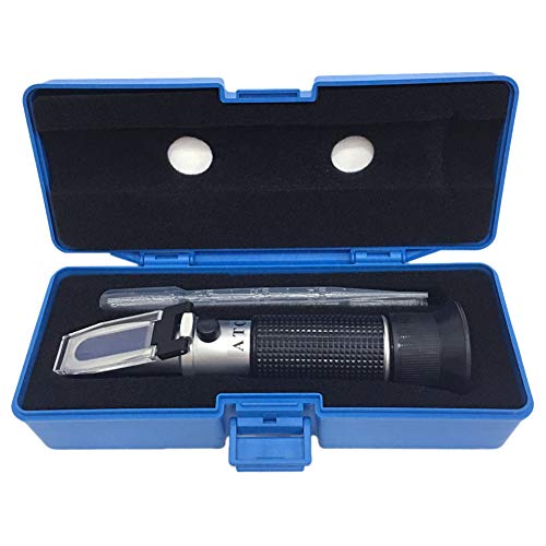 Dual Scale Brix Refractometer with ATC - Specific Gravity Hydrometer
