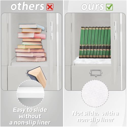Square White Plush Locker Rug, 10x10 Inch Anti-Slip Locker Decor