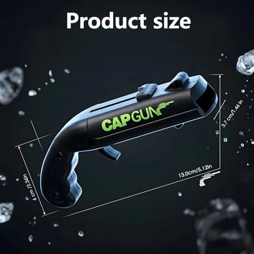 Cap Gun Bottle Opener - Shooting Novelty Gadget for Parties and Gifts