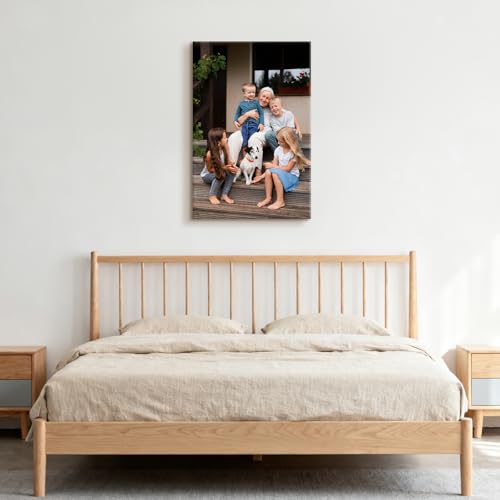 Personalized Photo Canvas Wall Art Custom Print 12x8 Vertical