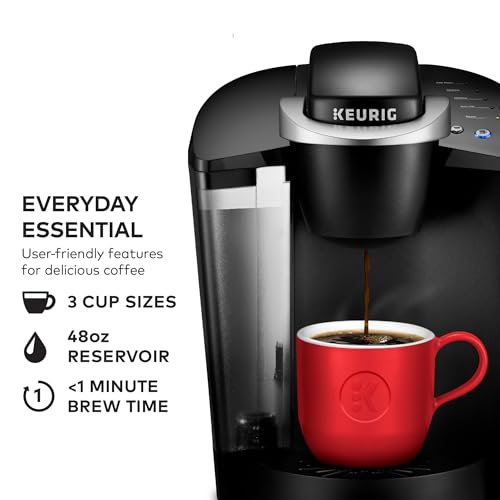 Single Serve Pod Coffee Maker with 3 Brew Sizes & 48oz Water Reservoir