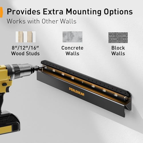 No Drill TV Wall Mount for 24-65 Inch TVs, Low Profile Drywall Bracket