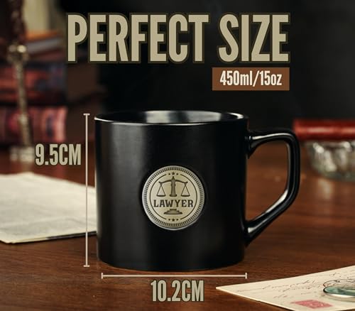 Personalized Lawyer Coffee Mug 15oz Ceramic Gift for Men & Women