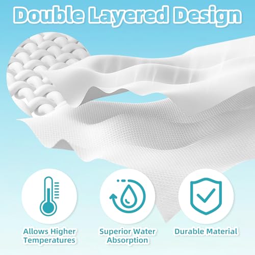 Microfiber Steam Cleaner Bonnet Pads - 10 Pack Washable Triangular Mop Covers