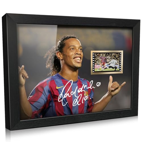 Soccer Star Framed Photo 8x6 Inch with 35mm Film Cell Display Decor