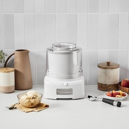 1.5 Qt Automatic Ice Cream Maker Machine for Sorbet & Frozen Yogurt