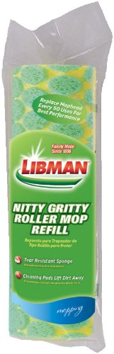 10-Inch Roller Mop Sponge Refill - Tear-Resistant Cleaning Pad