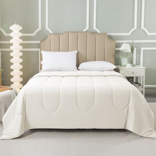Cooling Comforter Queen Size - Lightweight Summer Blanket for Hot Sleepers