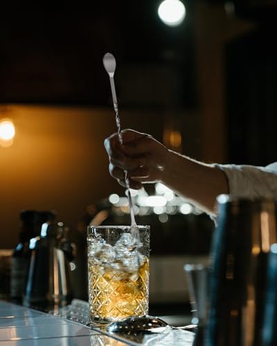 10-Inch Stainless Steel Cocktail Muddler & Mixing Spoon Bar Tool Set