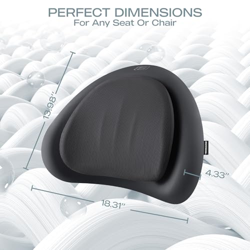 Memory Foam Lumbar Support Pillow for Back Pain Relief