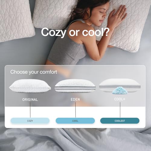 Coop Original Adjustable Queen Pillow – Memory Foam Bed Pillow for Sleeping