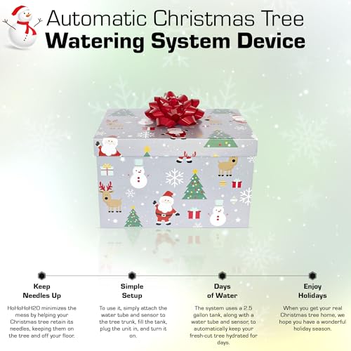 Automatic Christmas Tree Watering System with Sensor, 2.5 Gallon Capacity