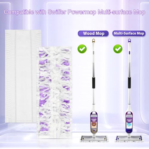 Chyodi 12 Pack Disposable Power Mop Refills for Swiffer Power Mop PM 12