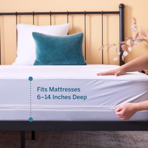 Waterproof Zippered Mattress Protector Encasement - Twin XL