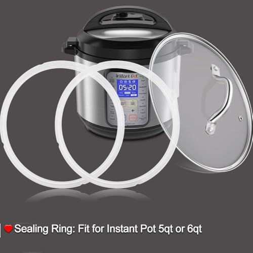 Silicone Sealing Ring for 5qt and 6qt Electric Pressure Cookers (2 Pack)