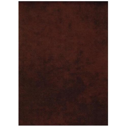 Full-Size Faux Leather Futon Mattress - Brown Tufted Innerspring Pad