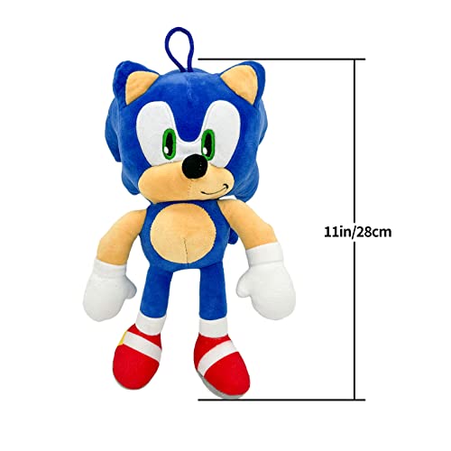 4-Piece Stuffed Animal Plush Toy Set - Soft Huggable Pillows for Kids